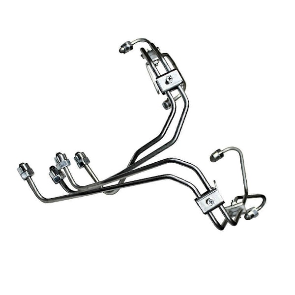 1 Set Bränsleinsprutningsledningar med ledningsklämmor Kompatibla med Cummins 3.9L 4BT Motor-Perfet