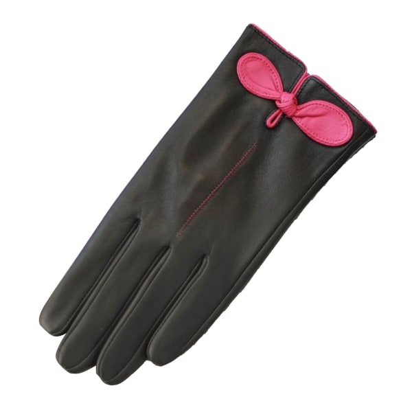 Eastern Counties Läder Dam/Dam Kontrastbåge Läder Glo - Perfet Black/Fuchsia M