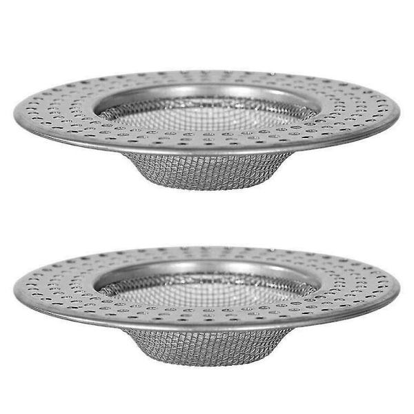 2pcs Professional bathroom drain filter in stainless steel sink strainer for kitchen - Perfet