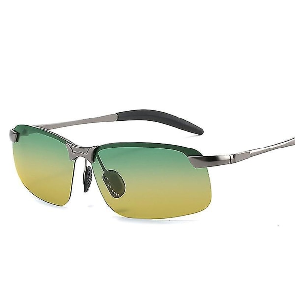 Mænd polariserede kørebriller Solbriller Day Night Vision Driver's Eyewear - Perfet Gun