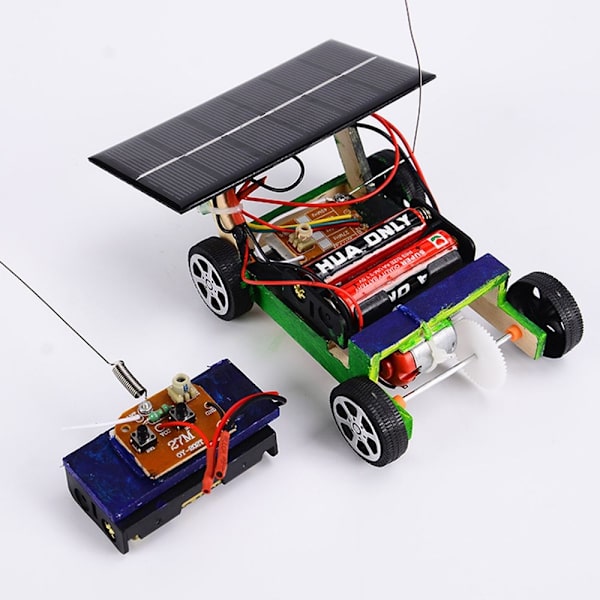 1st Remote Control Car Solar Car Model STEM Education - Perfet