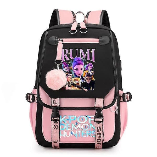 K-Pop Devil Hunter Anime Skoletaske Sød Tegneserie Studentertaske - Perfekt