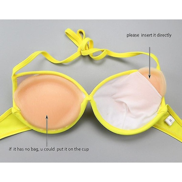 silikonbh-inlägg för bröstförstärkning Push Up-dekolletage - Perfet Flesh-colored