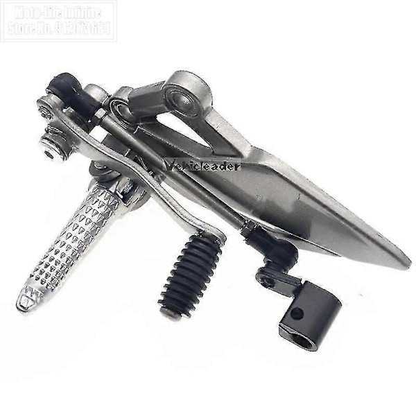 Motorcykel Främre Fotpinnar Motorcykel Vänster Fotstöd Växelspak Pedal Kompatibel med Kawasaki Ninja 300/250/r Z250 Z300 Ex250 Ex300-Perfet 1pc R gray Footbrake