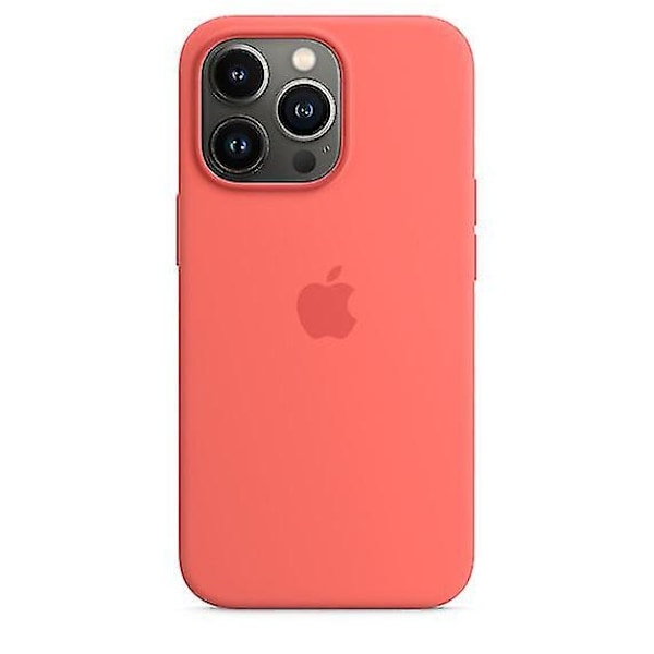 Silikonipuhelinkotelo, yhteensopiva iPhone 13 Pro 13pro-Perfet -mallin kanssa Pink Pomelo