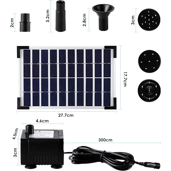 Vandpumpe sol dam pumpe have - Perfet