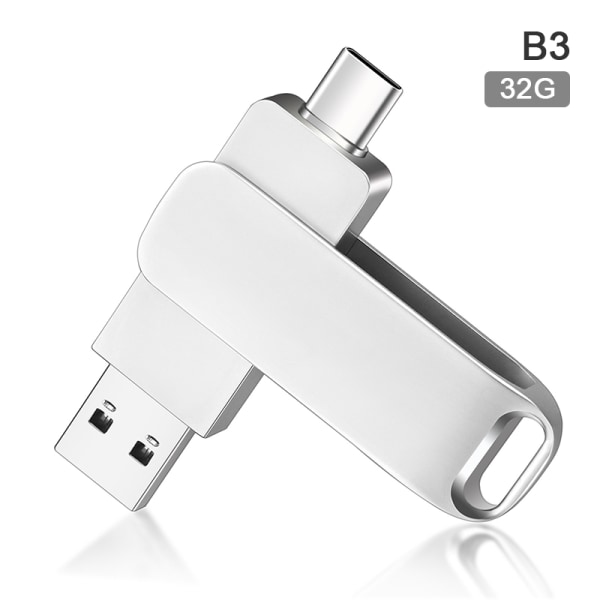 Flash-minne Dual Purpose Metal Type-c USB -minne för mobil - Perfet B3