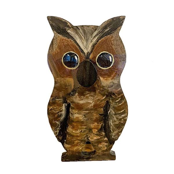 Sjov brilleholder, træbrillestativ, solbrillestativ, rustik dekoration Owl