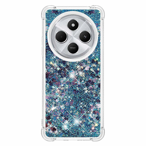 Kompatibel med Xiaomi Redmi 14C 4G Telefon Cover - Perfekt Blue/Hearts