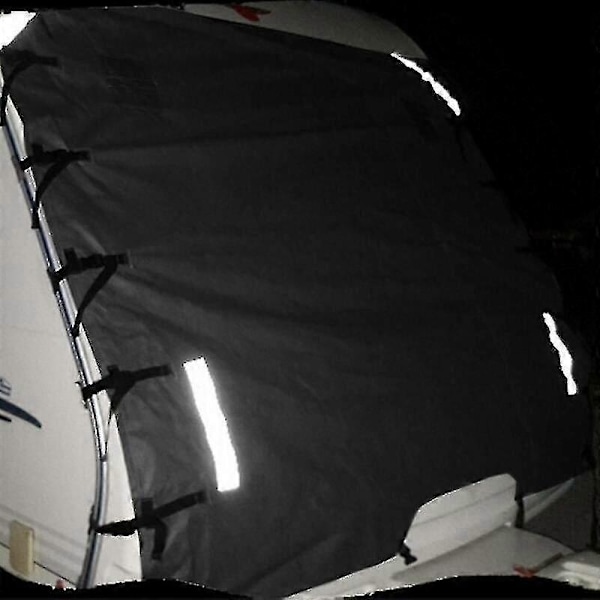 Universellt Dragskydd för Husvagnsfront +2 LED-lampor Skydd Dammtätt-Perfekt