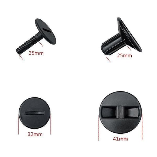 6 stk. Surfbræt Leash Plugs med Snor Vand Surf Tilbehør Surf Leash Plug Bodyboard Tilbehør - Perfekt