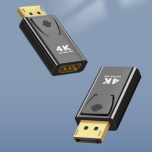 DisplayPort til HDMI-kompatibel adapter DP hann til hunn HDMI-C - Perfet 4K-30hz