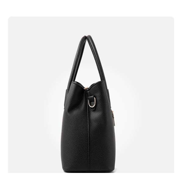 Crossbody käsilaukku naisille, kestävä käsilaukku iso kapasiteetti - Perfet Black