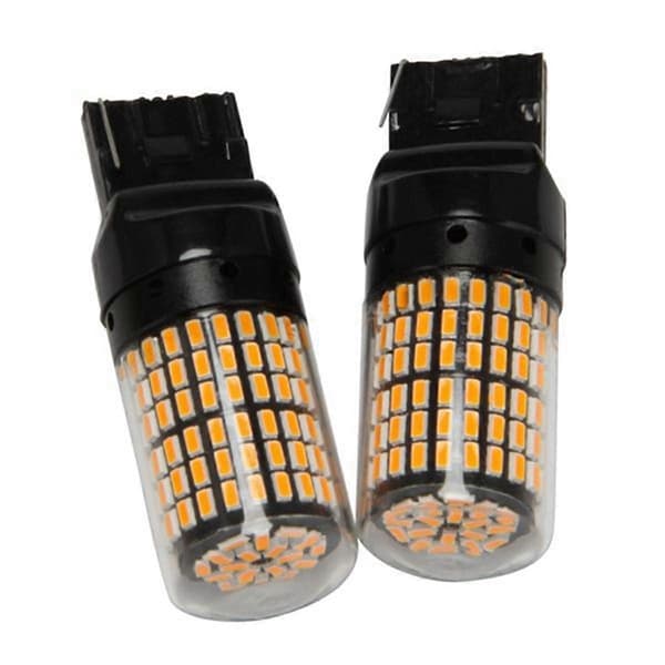 4 stk. Super Bright Canbus T20 7440 Baklys Blinklys - Perfekt