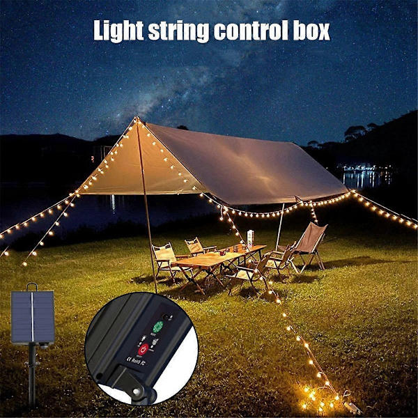 1200mAh Solcellepanel Kontrollbokssett Litiumbatteripanel for 3.7V 24V LED String Strip Lampe DC Ch-Perfet