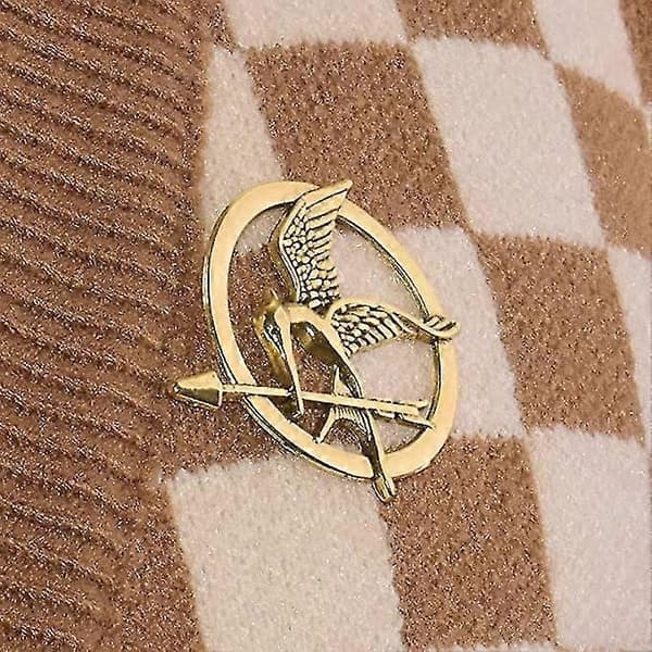Broche eller halskæde Katniss Iverdin cosplay rekvisit replika Mockingjay