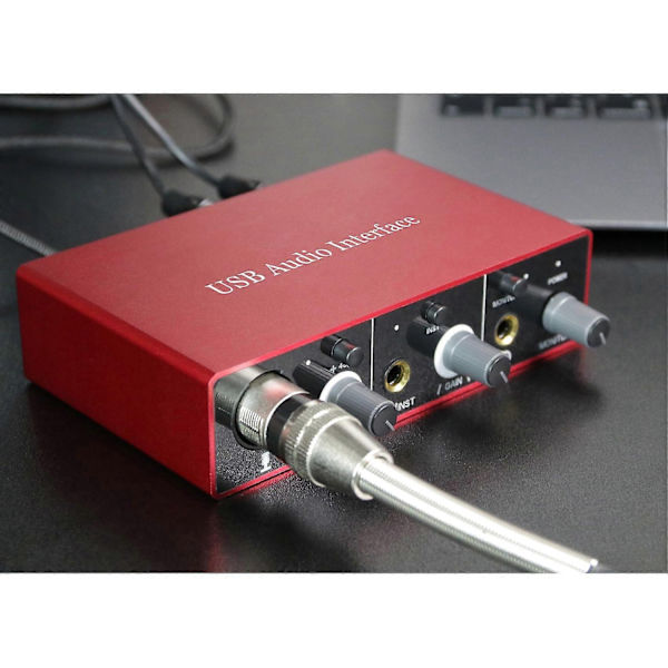 Ljudinterface Xrl Ljudinterface 48v Fantommatning Stöd Instrument Elgitarr Tablet Com-Perfet
