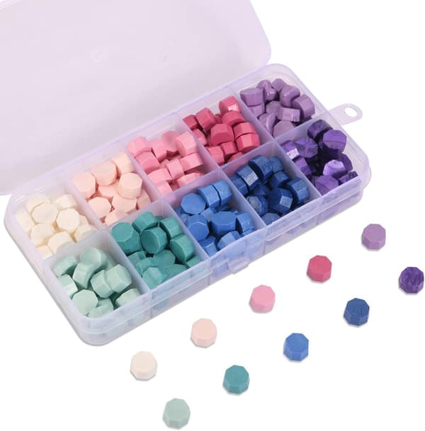 Premium Forseglingsvoks Perler=Forseglingsvoks Perler Ottekantet - Perfekt
