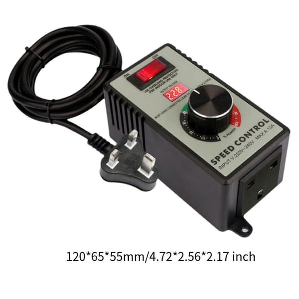 Hastighetsregulator Variabel LED-skjerm Hastighetskontroller Motorhastighetskontroller - Perfet