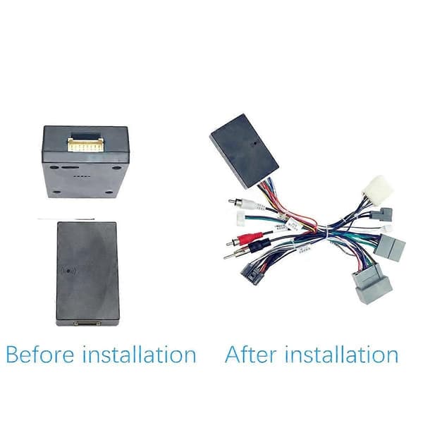 16 PIN Android Radio Strømkabel Adapter W/ Canbus Boks Kompatibel med / 2012-2015 Dedikeret Modificeret Linje-Perfet