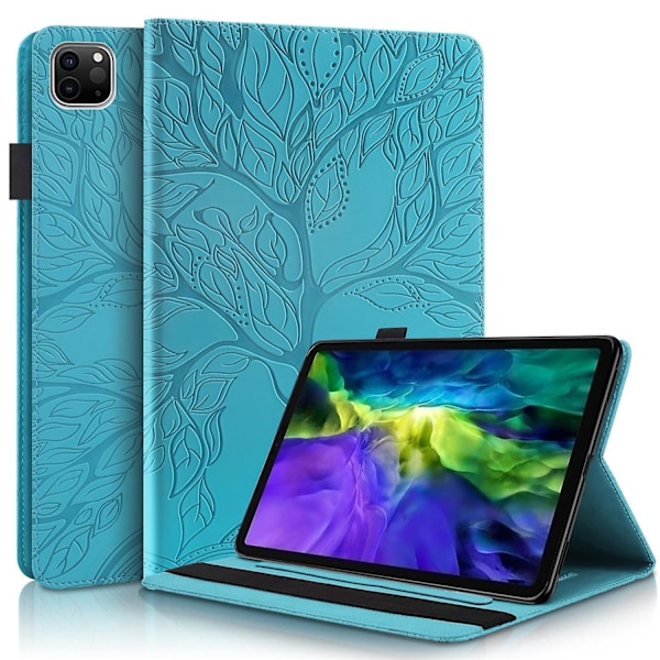 Life Tree Tablet Fodral Kompatibelt med iPad Pro 12.9 2022 / 2021 / 2020 - Perfekt Lake Blue
