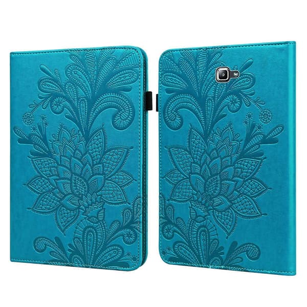 for Samsung Galaxy Tab A A6 10.1 tommer 2016 Lærveske-Perfet Blue