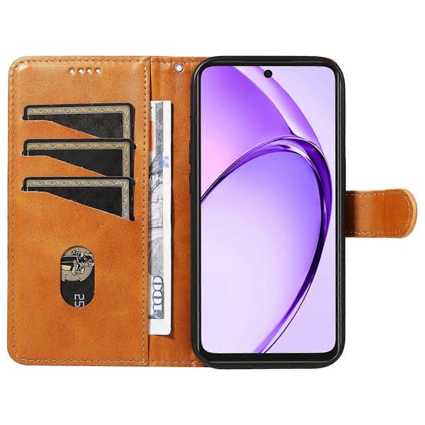 Kompatibel med Oppo A3x 4G telefoncover - Perfekt Yellow
