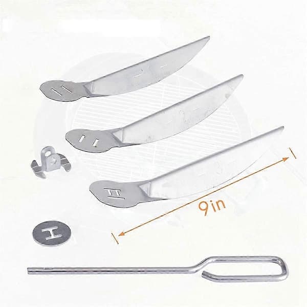 22-1/2-tums One-touch rengöringssystem kit kompatibelt med Weber Grilldelar-Perfet