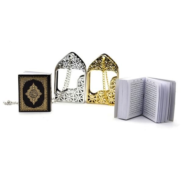 Miniark Koranbog Ægte papir kan læse vedhæng Religion - Perfet Gold