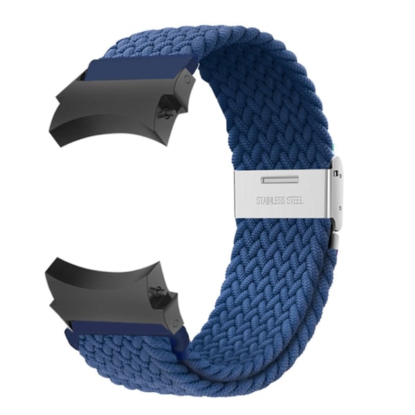 20 mm bånd for Samsung Galaxy Watch 4/5/6/ pro/classic 45 mm 44 mm 40 mm 43 mm 47 mm Ingen hull nylon armbånd correa Galaxy watch 6 rem- Perfet Atlantic Blue