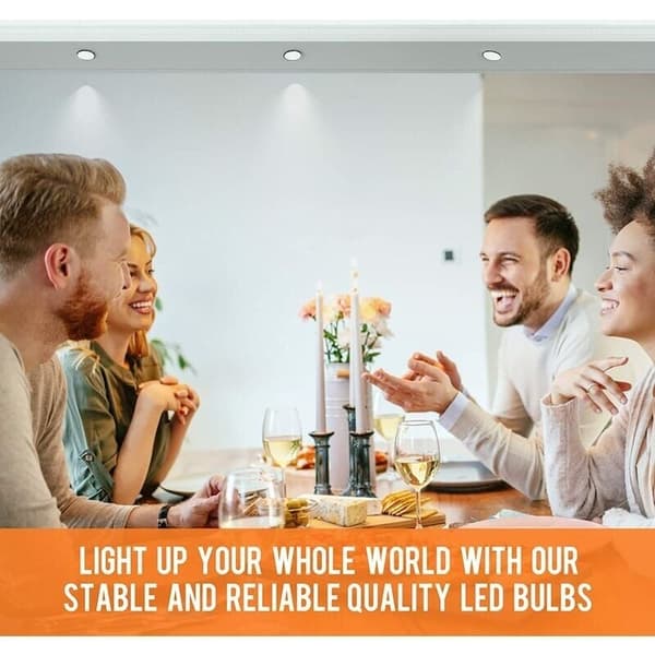 10-pack GU10 LED-lampor 5W motsvarande 60W halogenlampor 560LM kallvitt 6000K ej dimbara - Perfekt