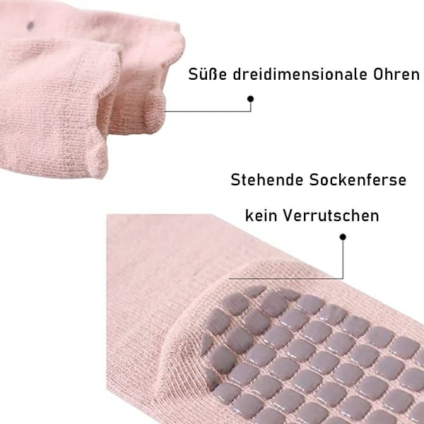 Halkstrumpor för baby flickor pojkar barn halkskyddsstrumpor