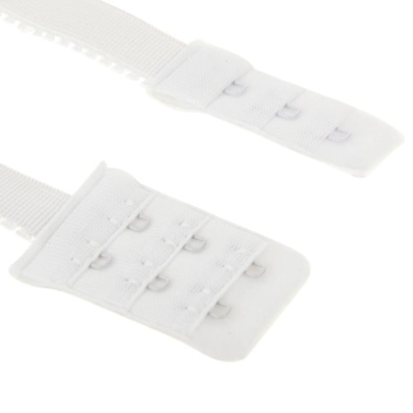 3-pack förlängningsband för BH / Lågrygg - (svart, vit, beige) - Perfet multifärg one size