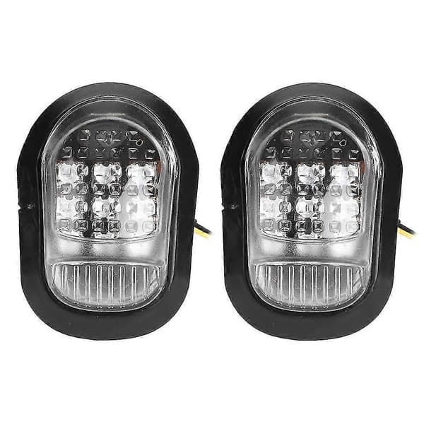 Universal 9LED Motorsykkel Blinklys - Gul 12V-Perfekt