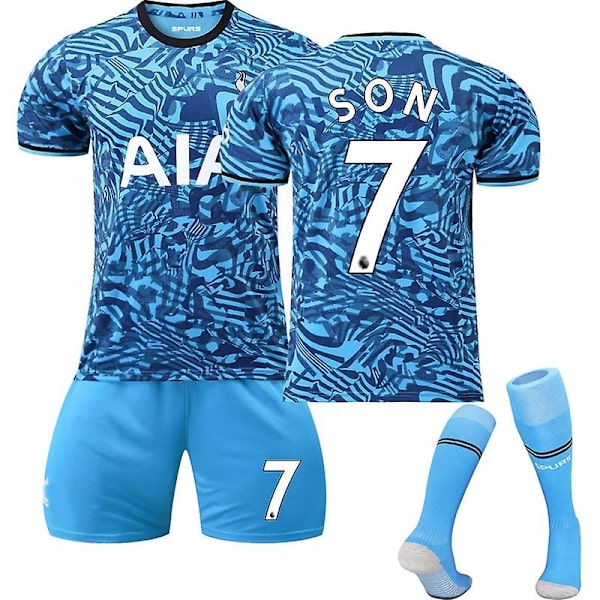 22-23 Uusi Tottenhamin vieraspaita Jalkapallopaita SON 7-Perfet SON 7 L