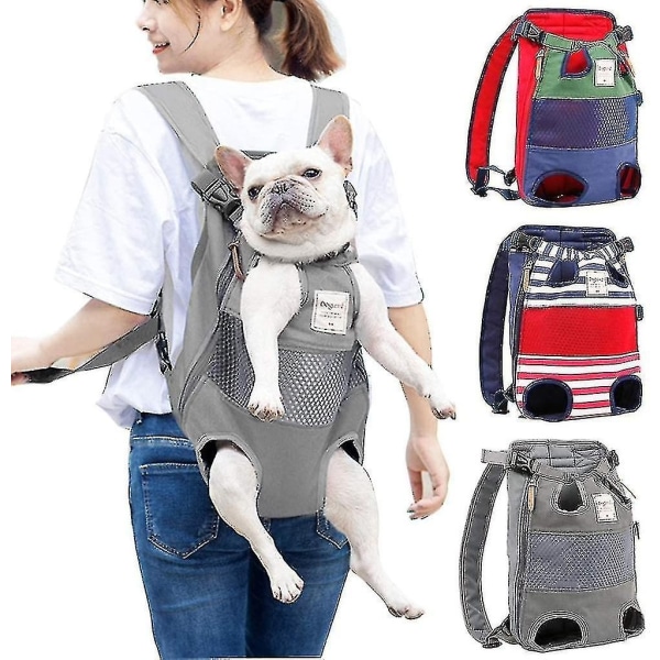 Hunderygsæk med justerbar transporttaske Max 12kg - Perfet