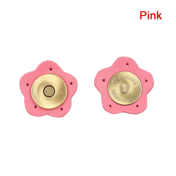 Bagageväska Magnetiska knappar för kvinnor Handgjorda DIY-handväska Acc - Perfet Pink Pink