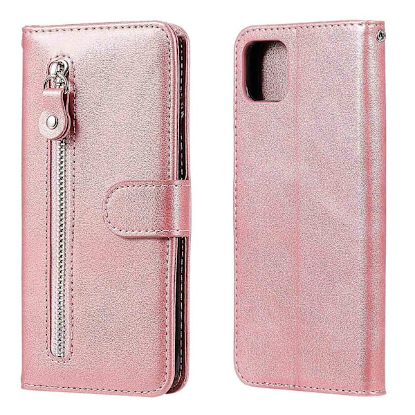 Kompatibel med OPPO Realme C11 Fashion Calf Texture Lynlås Horisontal Flip Læderetui med Holder & Kort Slots & Wallet-Perfet