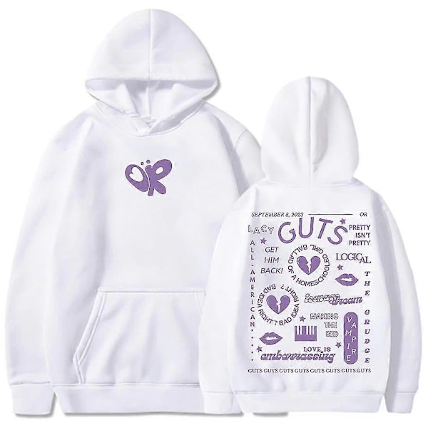 Guts Olivia Rodrigo Hoodie Höst/Vinter - Perfekt yellow M