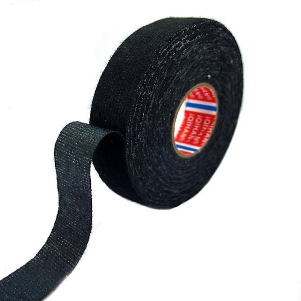 15/20 Meter Varmebestandig Flammehæmmende Tape Coroplast Klæbende Kludtape til Bilkabelnet Ledningsbeskyttelse - Perfekt 19MMx20Meter