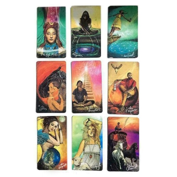 78 stk. The Light Seer's Oracle Card Deck Tarot Card Tell Future - Perfet