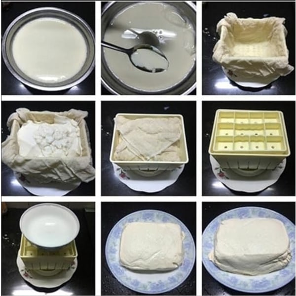 Form (2 st) Plast DIY Hemmagjord Tofu Maker form-Perfet