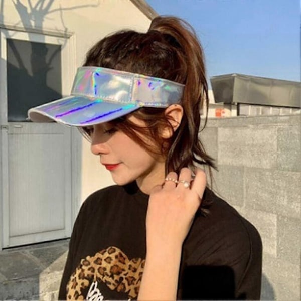Sommer Tom Top Solskærm Justerbar Sommerhat Baseball Tennis Golf Viser Hat-Perfekt black