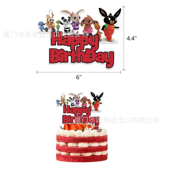 Bing Bunny barnefest ballongbue - Perfet
