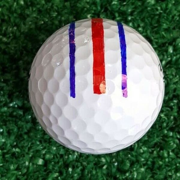Golfbollsmarkör Golfboll Trippelspår 3 Linjemarkör Golf - Perfekt