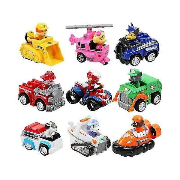 Lookout Paw Patrol tårn Køretøj Bus Observationstårn Børnefødselsdagsgave - Perfekt 9pcs