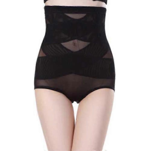 S-4XL Plus Size Slimmande Hög Midja Magekontroll Underkläder Kvinnor Shapewear Klädtillbehör Ny Body Shaper-Perfet A black L
