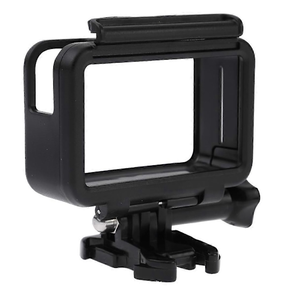 PULUZ Standard Border Frame ABS Suojakotelo Yhteensopiva DJI Osmo Actionin Kanssa, Solkikiinnikkeellä & Ruuvilla (Musta)-Perfet