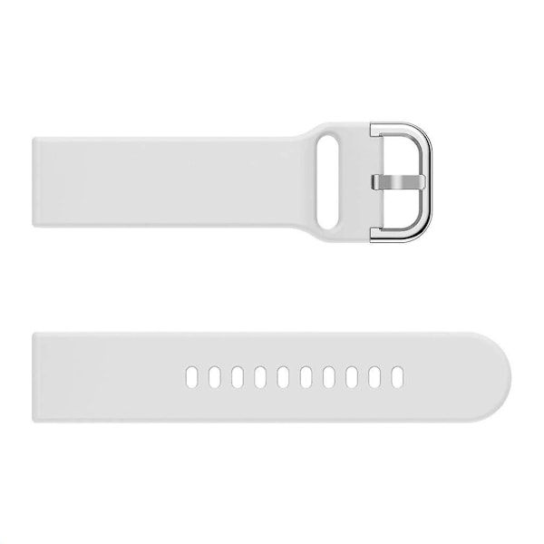 20 mm firkantet spænde silikone smart watch rem kompatibel med GarminMove Luxe/Move Style/Move 3-Perfet White Style B Garmin Vivoactive 3