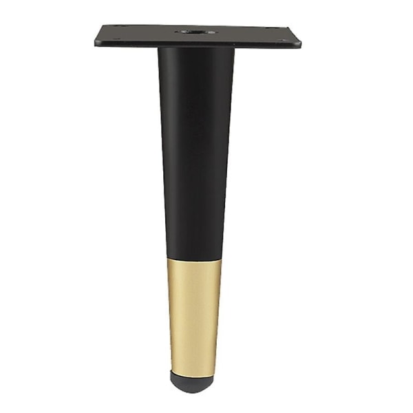 Rettvinklet Liggesofa Ben Møbelskifte Hardware 4stk Gull/svart - Perfet 10cm Black Gold